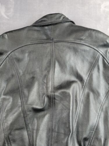 Giacca pelle vintage Pittsburgh Steelers Pro Player uomo extra large NFL anni 90 - Foto 12 di 16