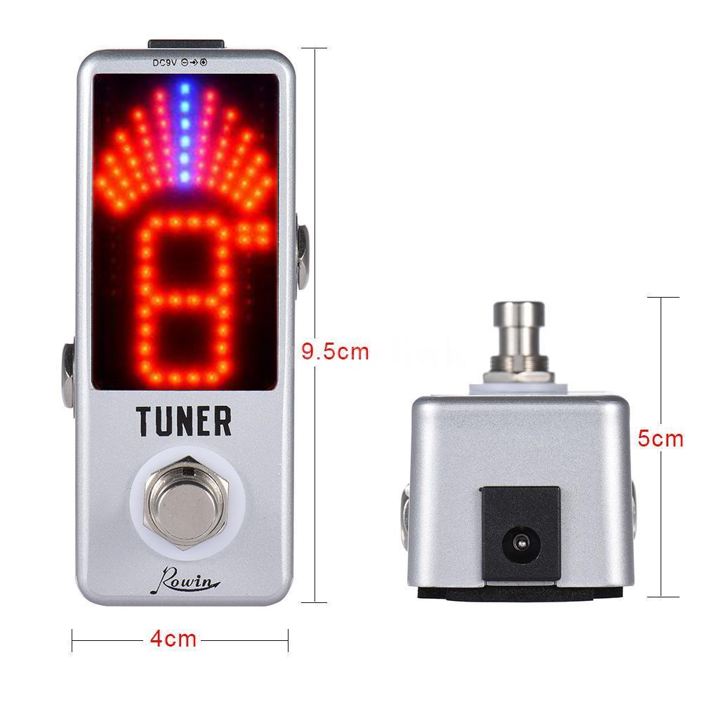 Rowin LT-910 Mini Guitar Chromatic Tuner Effect Pedal True Bypass