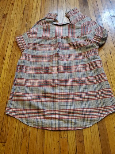WOOLRICH LONG SLEEVE FLANNEL SHIRT PLAID COTTON MENS SZ L Large - Picture 7 of 7