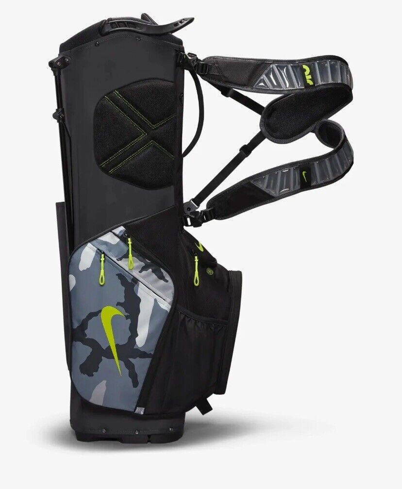 New Nike Air Hybrid 2 Golf Caddie Stand Bag 14 Way Black New Nike Air Hybrid 2 Golf Caddie Stand Bag 14 Way Black