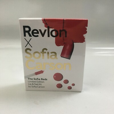 Revlon Sofia Carson Limited Edition Lip & Nail Kit The Sofia Reds 