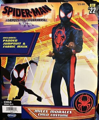 Marvel Spider-man Miles Morales Child Costume Small 4-7 - Image 1 of 3