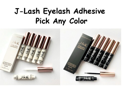 Jlash J Lash Brush On Eyelash Adhesive Glue Clear Black "Made In Korea"