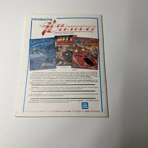 Task Force Games Nexus #10 Magazine The Gaming Connection Vintage Free Shipping - Imagen 6 de 6