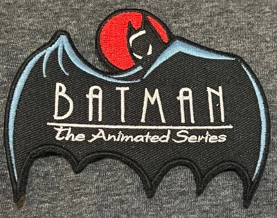 BATMAN THE ANIMATED SERIES embroidered figure patch iron sew title hat robin