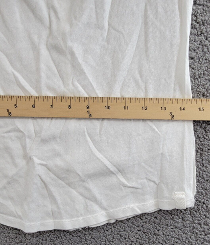 Free People Bout Time Tee Women's S Ivory Scoop Neck Short Sleeves Pullover~ - 第 6/15 張圖片
