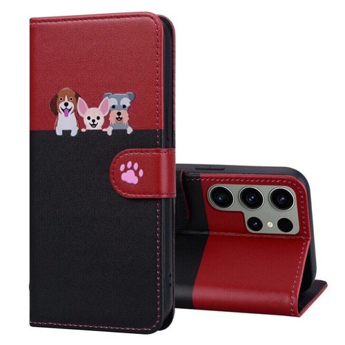 For Samsung S25 S24 FE S23 S22 S21 S20 Ultra Plus Leather Wallet Case Flip Cover - Picture 51 of 61