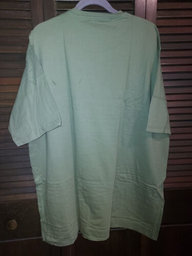 T-shirt uomo nuova con etichette Cotton Traders 100% cotone in tasca MELONE ARANCIONE 2X - Foto 3 di 3