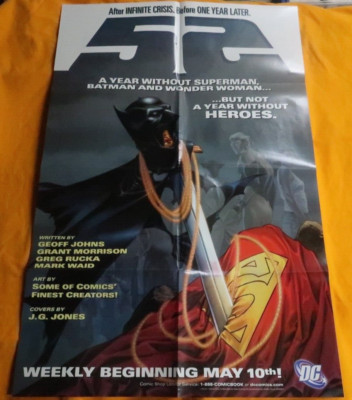 52: After Infinite Crisis-Before One Year Later ~ Comic Page Promo Poster (2006)