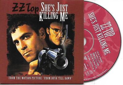 CD CARTONNE CARDSLEEVE ZZ TOP 2T 1996 SHE'S JUST KILLING ME B.O. FILM TBE