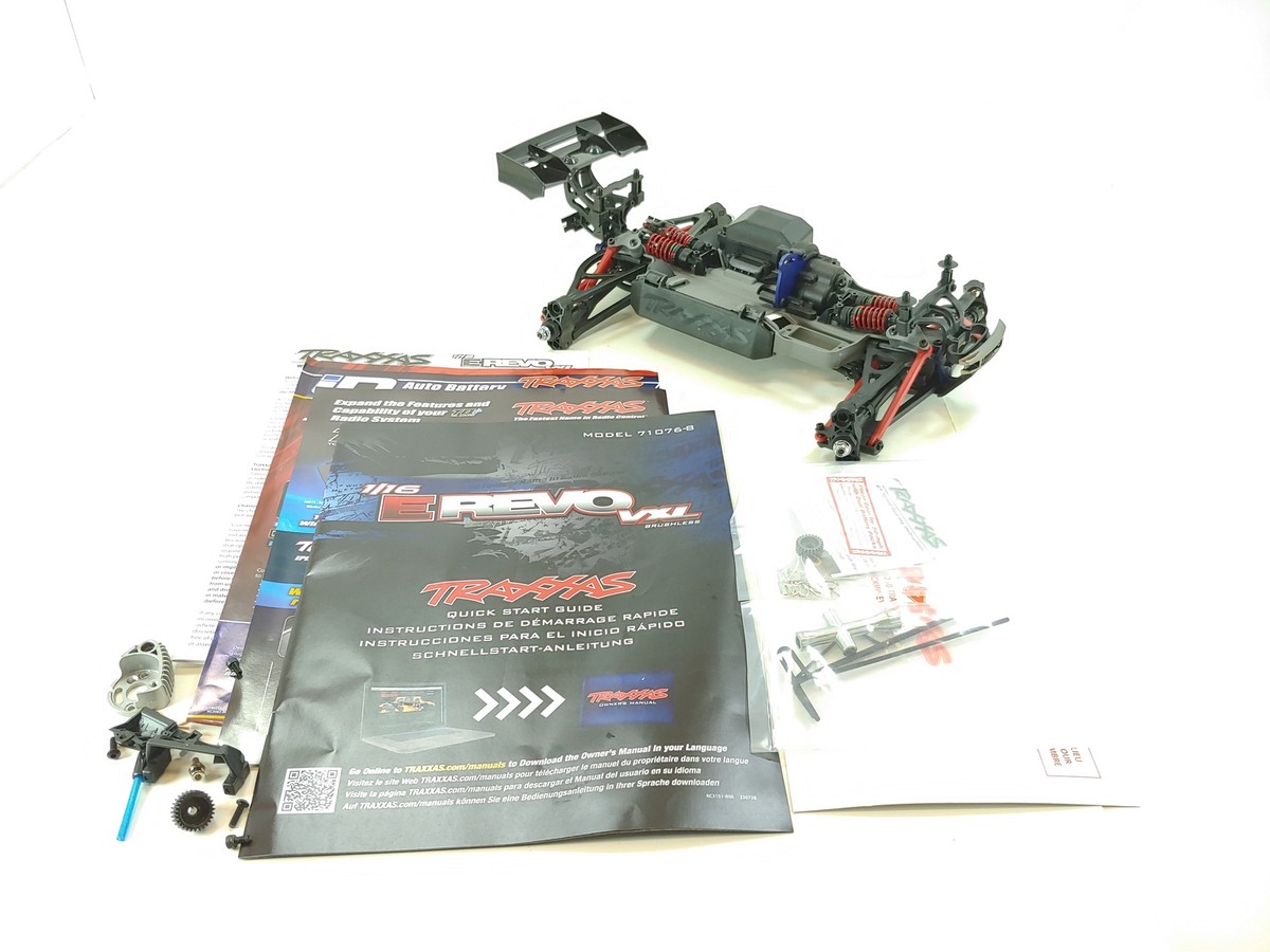 NEW Traxxas 1/16 E-Revo VXL Mini Monster Truck Roller Slider