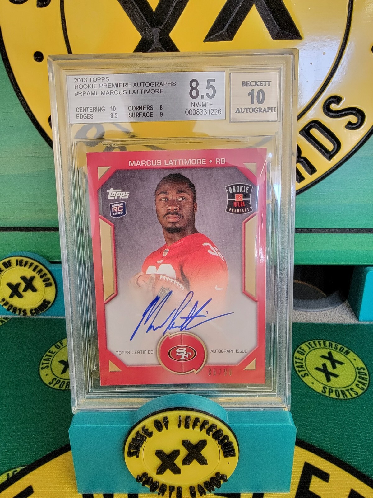 Marcus Lattimore Panini Contenders Rookie Premiere Autograph #23 Base