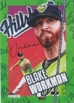 2021 Hillsboro Hops Blake Workman RC Rookie Arizona Diamondbacks | eBay