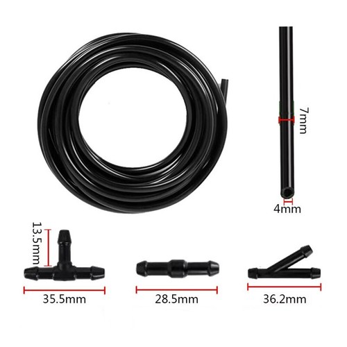 Powerful Dual Hole Car Windshield Wiper Washer Spray Nozzle Hose Set for Toyota - Picture 17 of 17