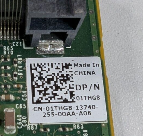 Dell PERC H700 SAS RAID SATA Integrated Controller Card 01THG8 - Picture 3 of 4