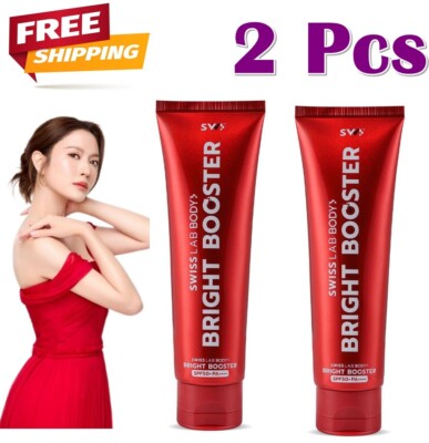 2 X Swiss Lab Body Bright Booster Cream SPF50 PA++ Sunscreen 100g