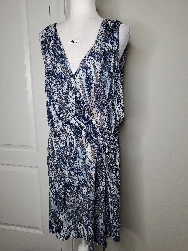 匡威 Converse One Star 腰带人造裹身连衣裙女式 L 码休闲 — 第 3/4 张图片