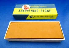 NORTON VTG MB6 INDIA Sharpening Stone 6X2X1 1950's Made In USA UNUSED COND.#3