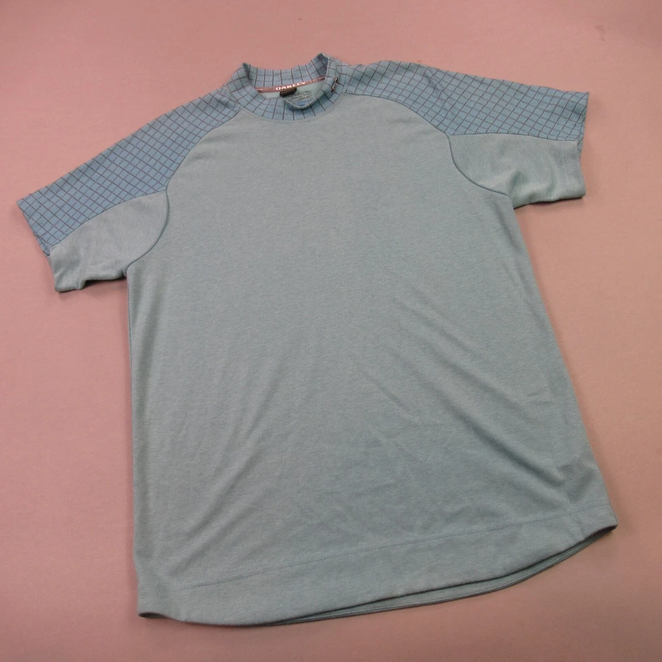 Camisa Oakley para mujer grande manga corta ligera verde cuello falso Foto 2 de 4