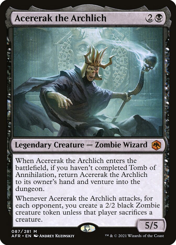 アーチリッチ、アサーラック　AFR英語foil アンパサンド Acererak the Archlich 1784 Secret Lair Drop for sale | eBay