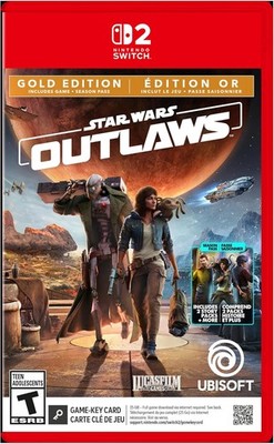 *NEW* Star Wars Outlaws Gold Edition for Nintendo Switch 2 (Game-Key Card)