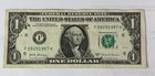BIRTHDAY/ANNIVERSARY $1.00 CURRENCY Note 09-29-1987 — photo 1