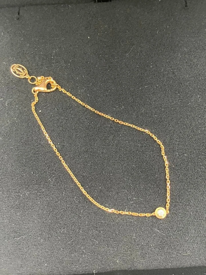 Pulsera Cartier Diamante Leger XS 750 1P Diamante 16-18cm Foto 3 de 4