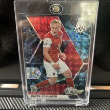 Xaver Schlager 2021 Panini Mosaic UEFA Euro Soccer Genesis Prizm SSP Austria #1
