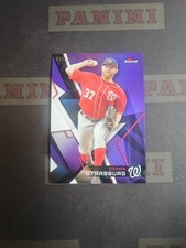2018 Topps Finest Stephen Strasburg Purple Refractor /250 #55