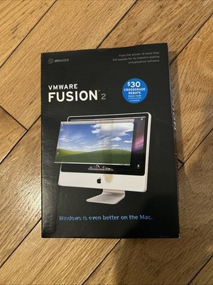 Vmware Fusion 2 ''Windows Is Even Better On The Mac'' Sealed New Box Bent