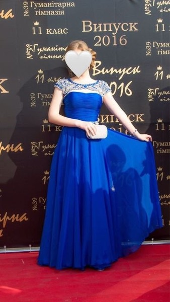 Women Sherri Hill Dress Navy 34