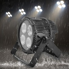 4-Pack 4x50W Outdoor LED Par Light Wash for Wedding Stage Party DJ Show Theater