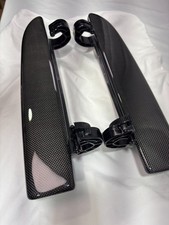 Porsche 911 997 Boxster Cayman 987 Door Armrest Pocket Lid Pair In Carbon Fiber