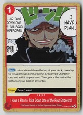 I Have a Plan to Take Down One of the Four Emperors!! OP14-019 One Piece NM