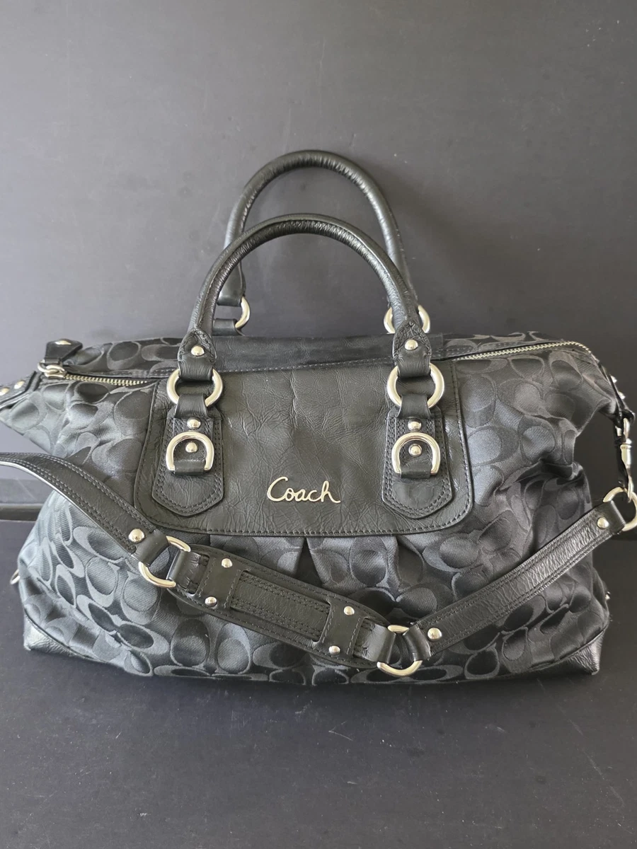 Coach Ashley Satchel/Top Handle Bag Black Bags & Handbags for