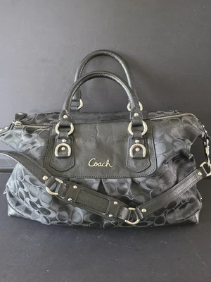 COACH Ashleyシグネチャーサテンサッチェル 2WAY ショルダーバッグ Coach Ashley Signature Sateen Satchel for sale | eBay