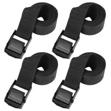 4 Pack Lashing Straps with Buckles Adjustable Cam Buckle Tie Down for Packing