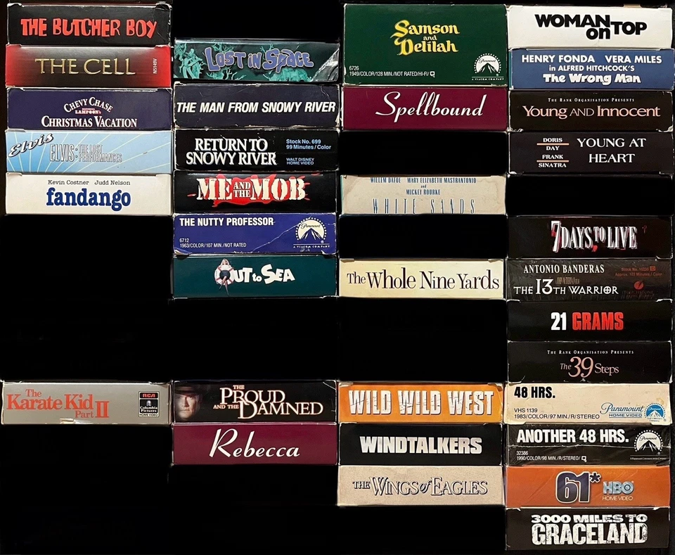 11/29 - $5 FLAT Shipping • HUGE • VHS Lot • ALL GENRES + YOU PICK + CHOOSE - Image 4 of 4