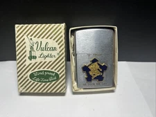 Vintage Vulcan Korean War Lighter. Original Box and Instructions. Not Tested
