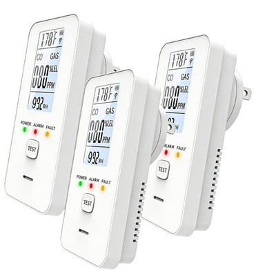 3X Steadfast haven co detector, 4-in-1 Detector with HD Screen, Home, Apartment 