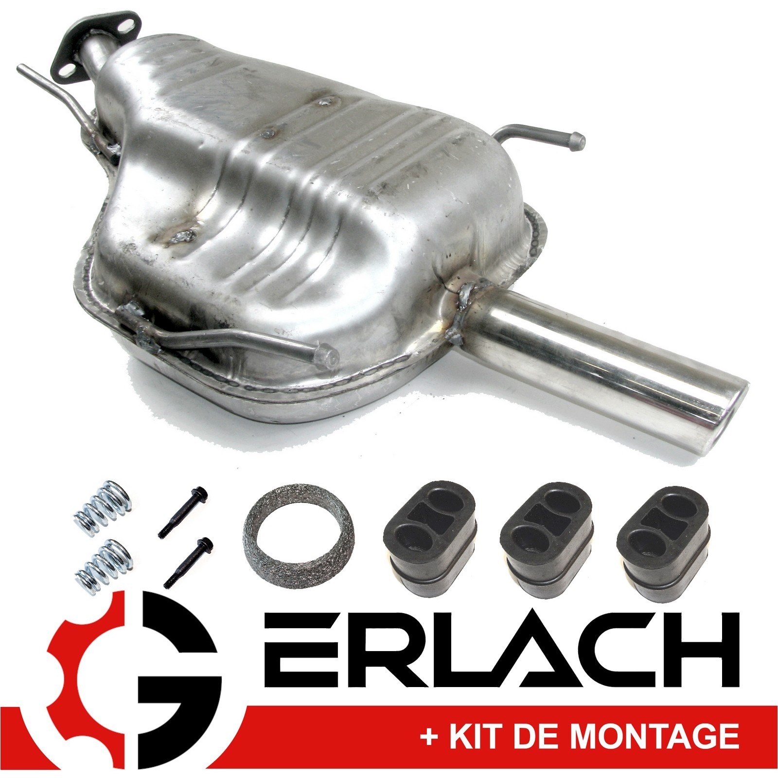 Silencieux intermédiaire Opel Astra G CC 1.4 1.6 résout le bruit métallique
