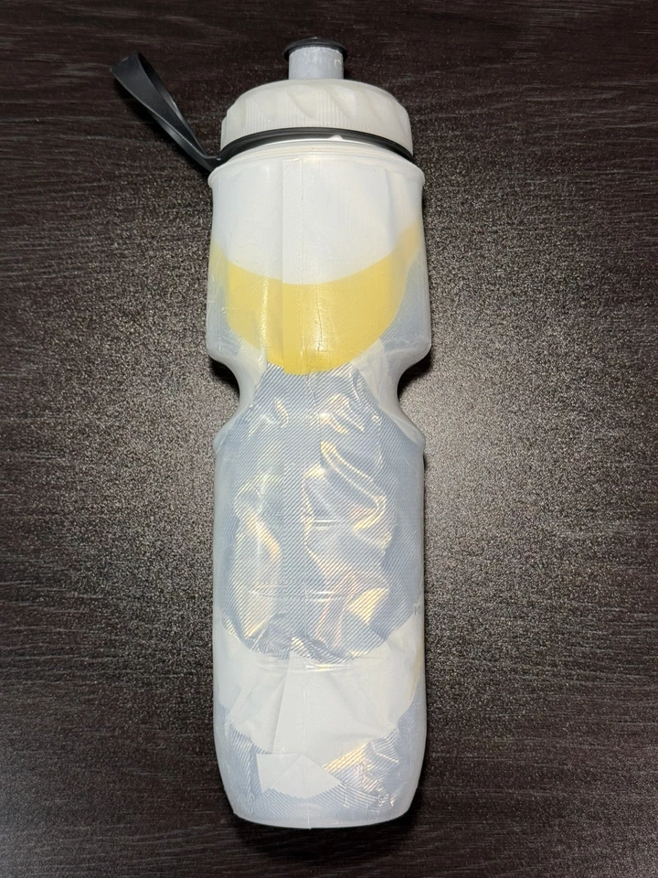 Polar USA Water Bottle Sport Insulated Water Bottle Cycling 24oz Clear Silver - Image 4 of 4