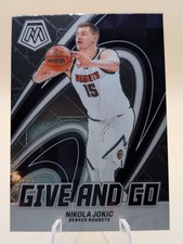 2023-24 Mosaic Basketball Nikola Jokic Give and Go Insert card #6 Denver Nuggets