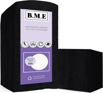 500 Pa Bla Cotail Napkins- Bulk Paper Napkins Eco-Friendly-