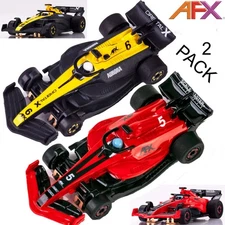 AFX Formula 2 Pack F1 HO Slot Car MegaG+ 22106 for Autoworld Tyco