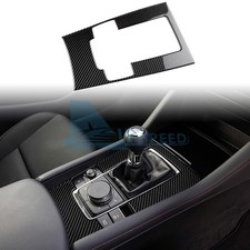 For Mazda 3 2019-2024 Carbon Fiber Manual Transmission Gear Shift Panel Sticker