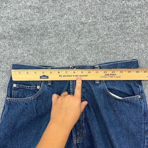 Vintage Polo Ralph Lauren Jeans Men 34x32 (FIT 32x33) Denim Straight Made in USA - Picture 5 of 9