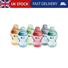 Pack of 6 Natural Start Anti-Colic Baby Bottle, 260ml, 0+ months, Slow Flow Brea