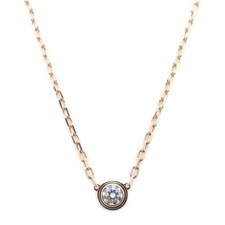 CARTIER Cartier D'Amour Necklace with 1 Diamond and Diamant Legends in 18KPG for
