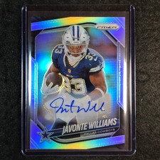 2025 Prizm Football JAVONTE WILLIAMS Base Auto Silver #1